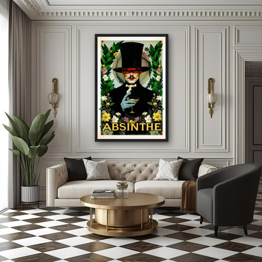 Art Nouveau Absinthe French Poster Print