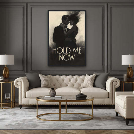 Hold Me Now - Vintage Romantic Art Print