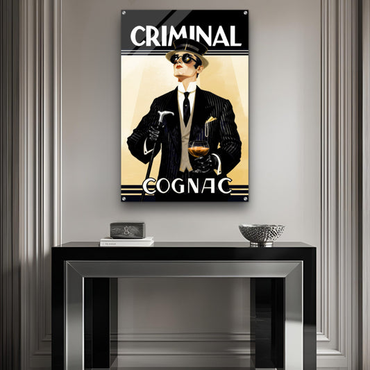 Criminal Cognac 1920s Art Deco Print