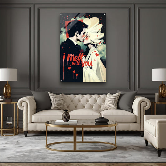 I Melt With You Avant-garde Retro Art Print
