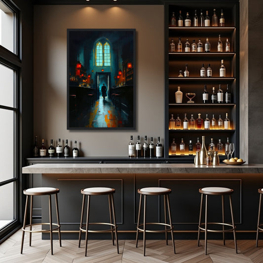 Speakeasy Bootleg Bar Prohibition Art Print