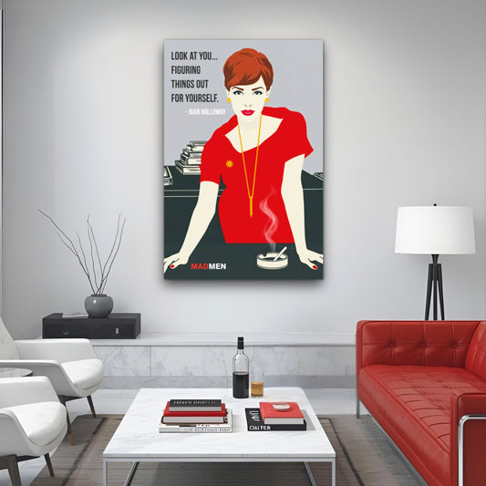 Joan Holloway Mad Men Quote Retro Art Print