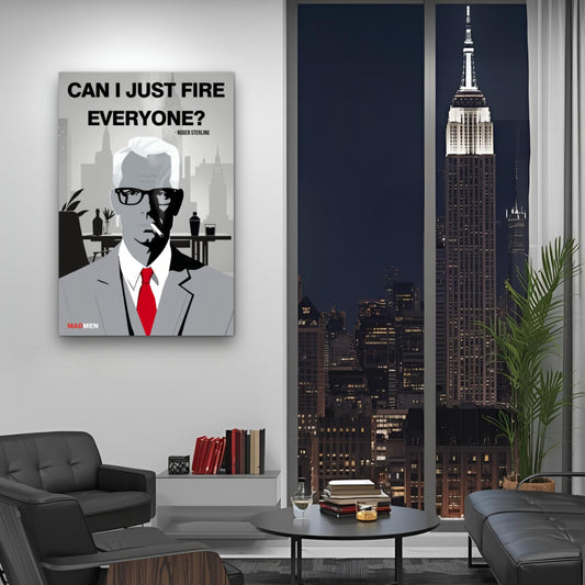 Roger Sterling Mad Men Quote Art Print
