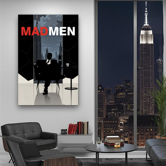 Mad Men Don Draper Retro Art Print