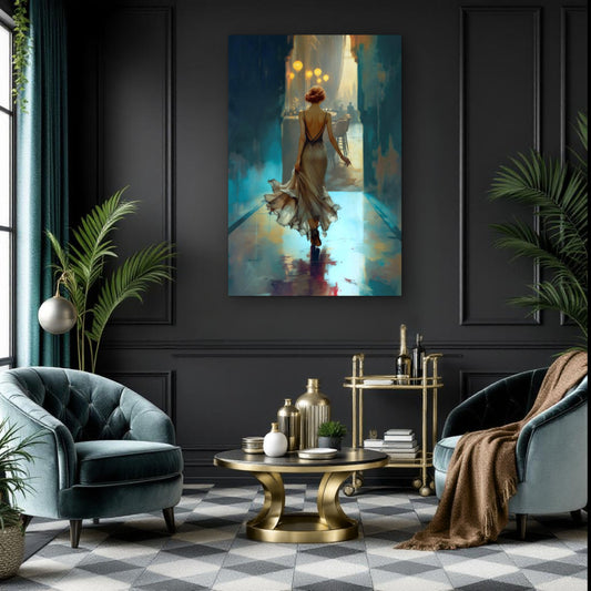 1920's Speakeasy Flapper Lounge Art Print