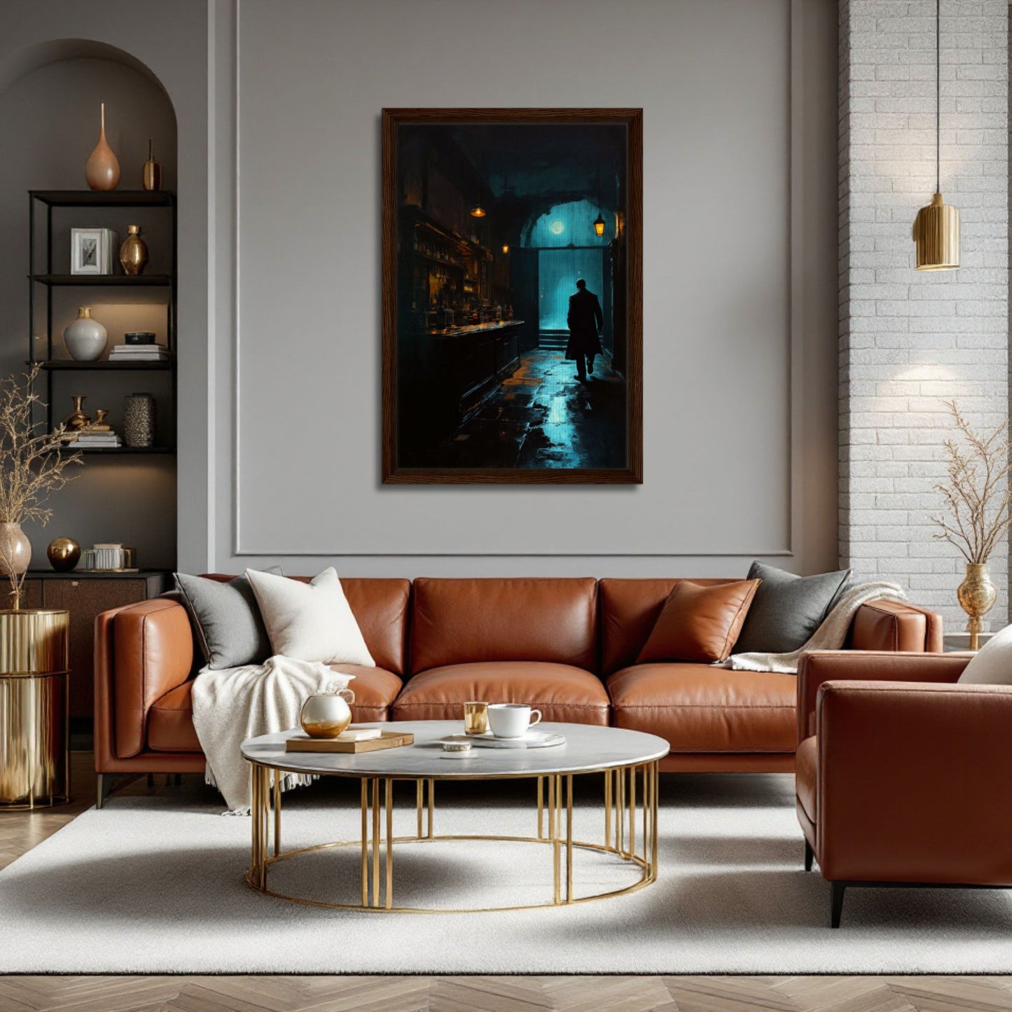 Speakeasy Prohibition Bootleg Bar Art Poster Print 30x45 cm 12x18″ Premium Matte Paper Poster No Frame