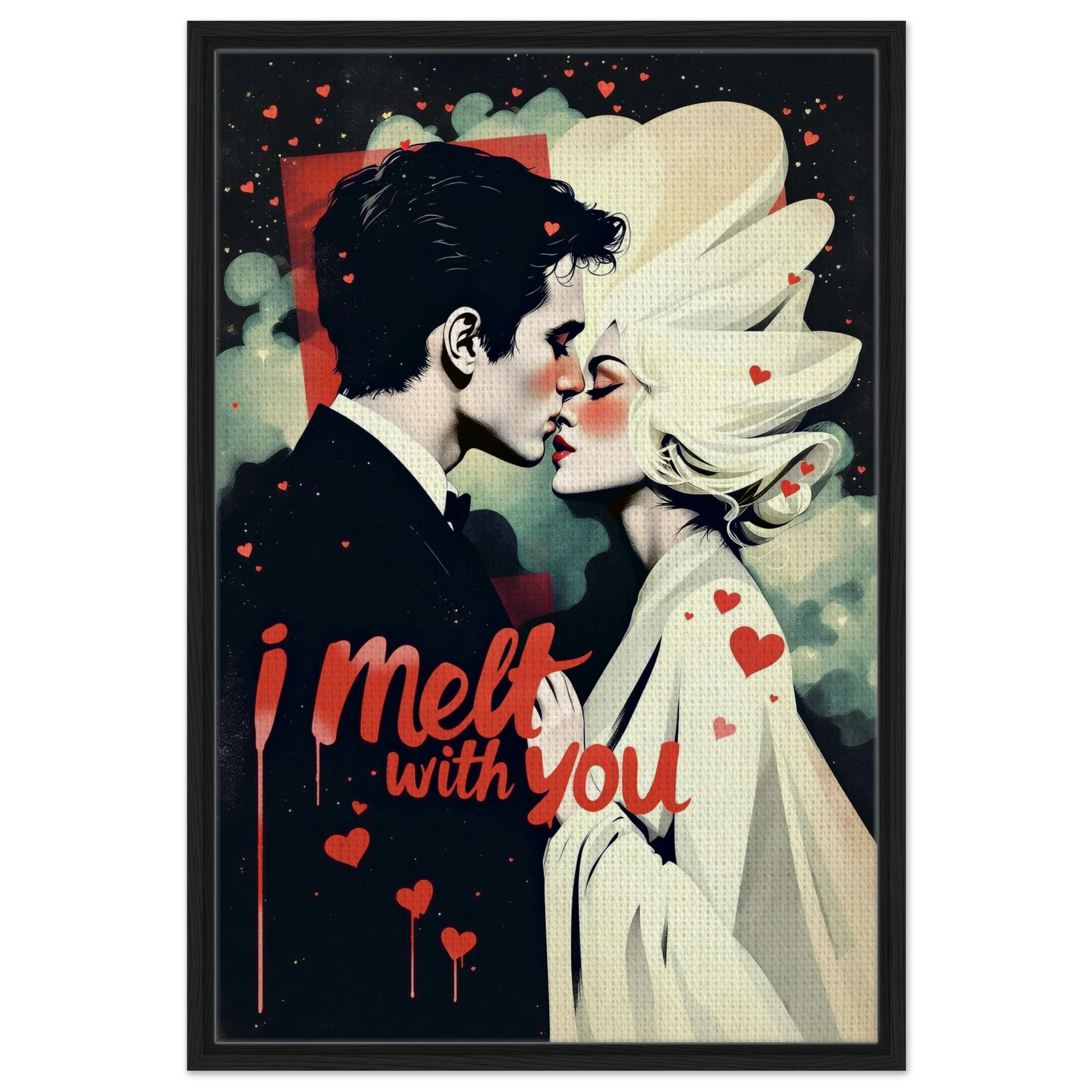I Melt With You Avant-garde Retro Art Print