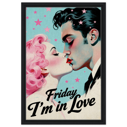 Friday I'm In Love - Retro Romantic Art Print