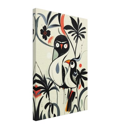 Abstract Bird Modern Tropical Art Print No Frame 40x60 cm 16x24″ Gallery Wrapped Canvas