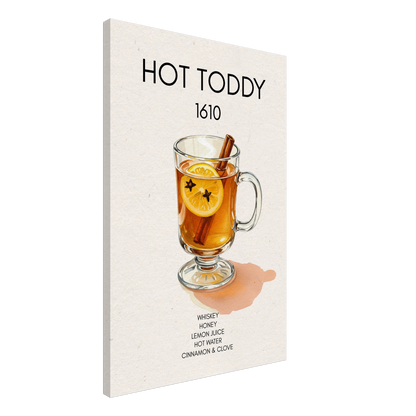 Hot Toddy Cocktail Bar Art Print No Frame 60x90 cm 24x36″ Gallery Wrapped Canvas