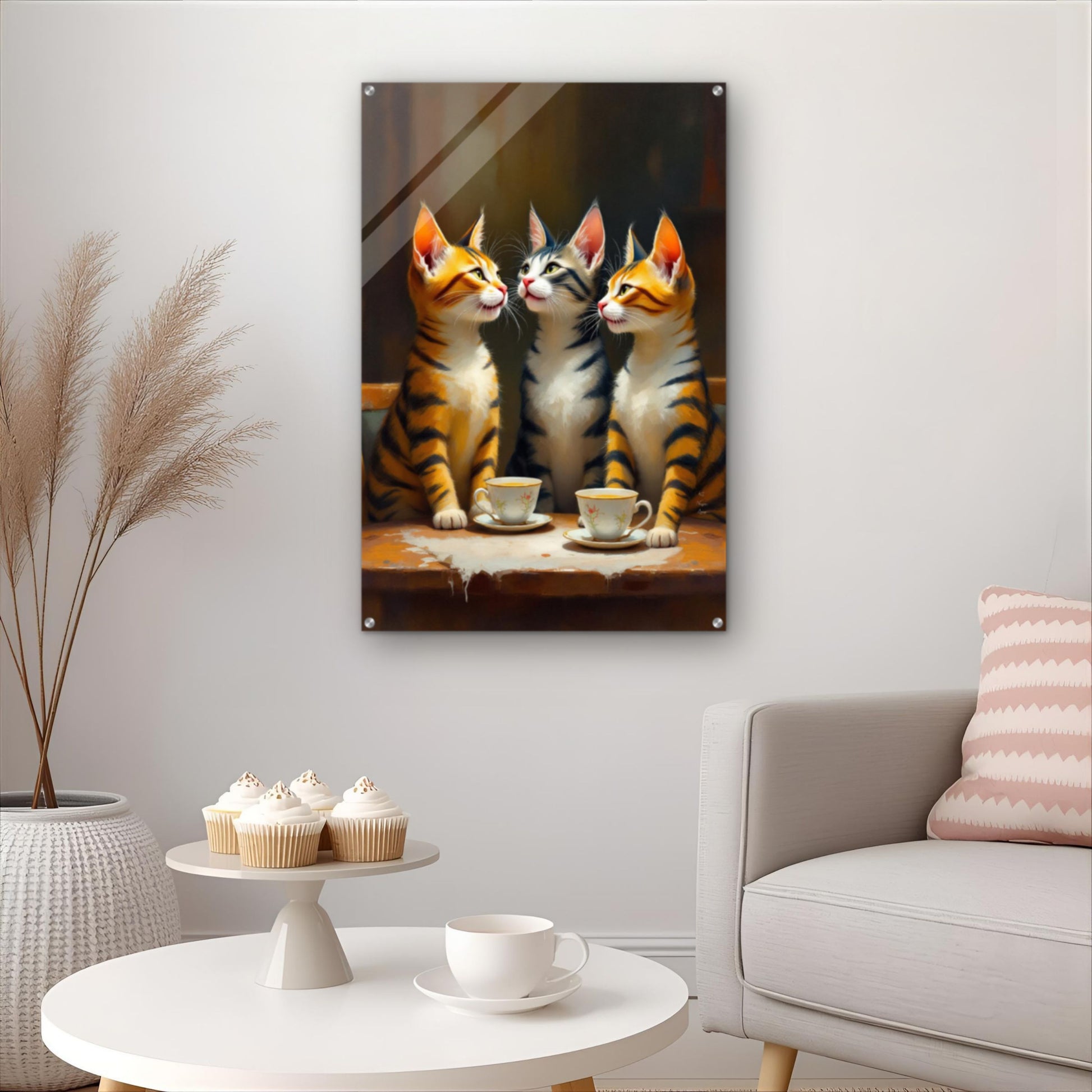 Tabby Cat Vintage Kitchen Art Print