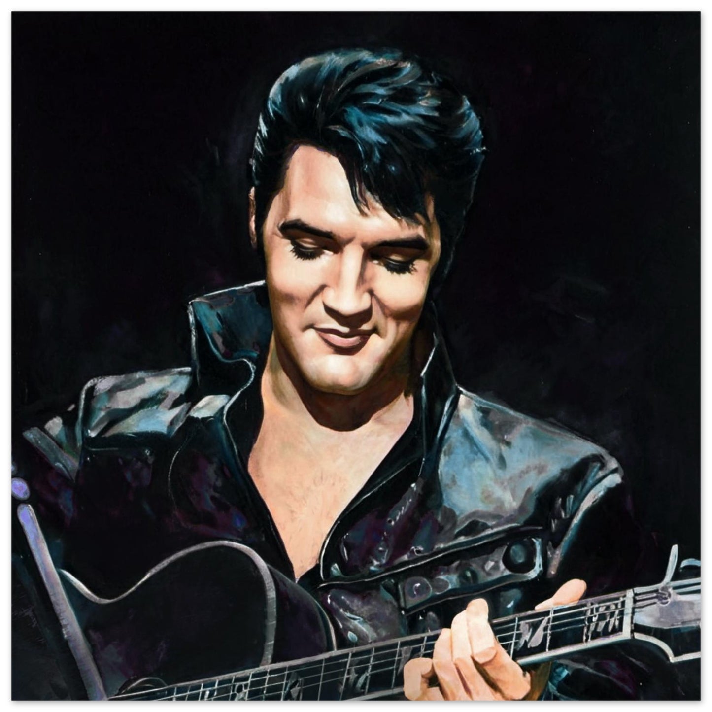 Elvis Presley Comeback Tour Art Print No Frame 45x45 cm 18x18″ Premium Matte Paper Poster