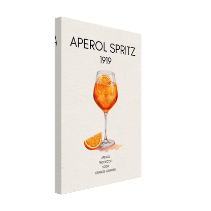 Aperol Spritz Cocktail Bar Poster Print No Frame 30x45 cm 12x18″ Gallery Wrapped Canvas
