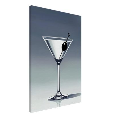 Retro Martini Lounge Cocktail Bar Art Print 40x60 cm 16x24″ Sleek Acrylic Print No Frame