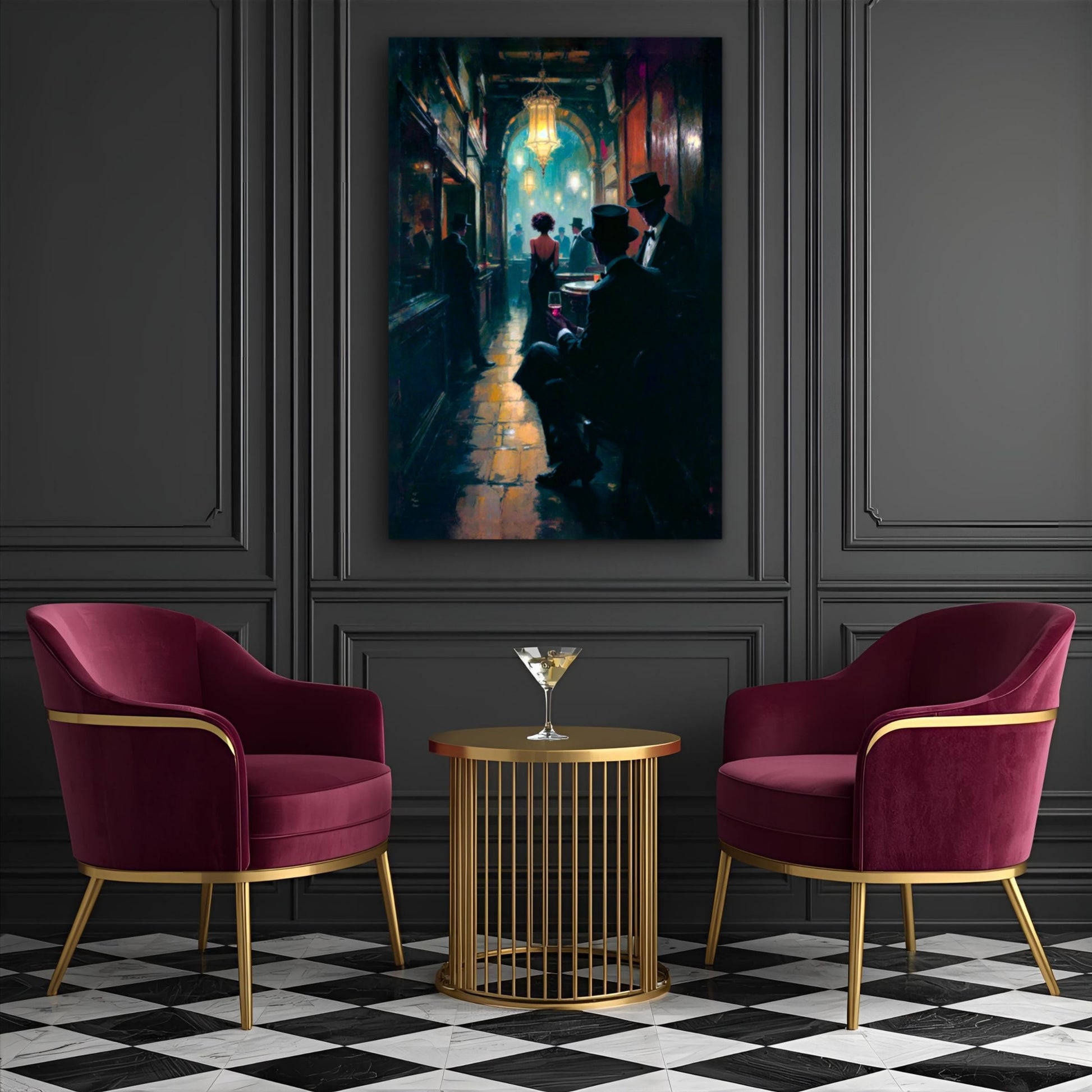 Prohibition Speakeasy Art Deco Print