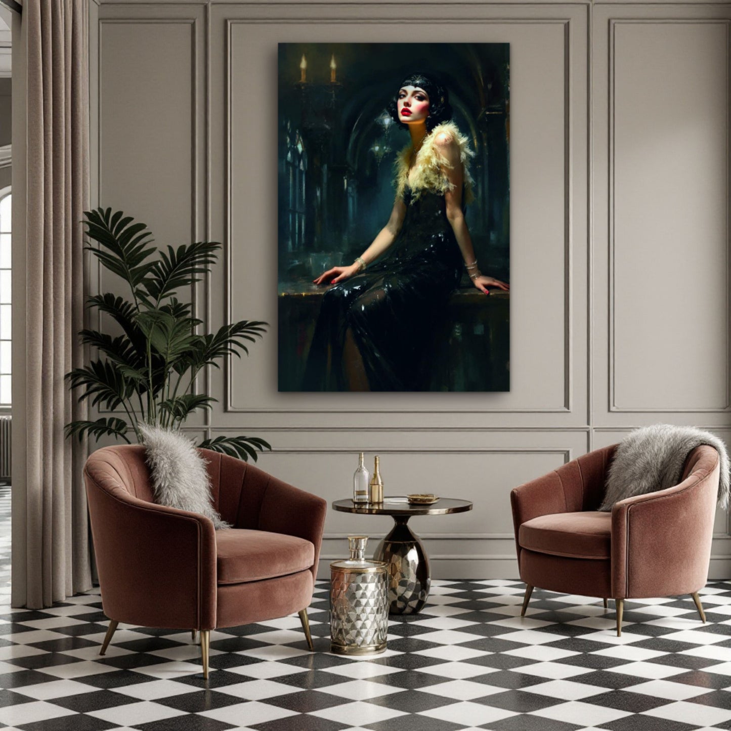 Speakeasy 1920s Flapper Art Print