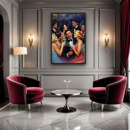 1920s Great Gatsby Speakeasy Party Art Print