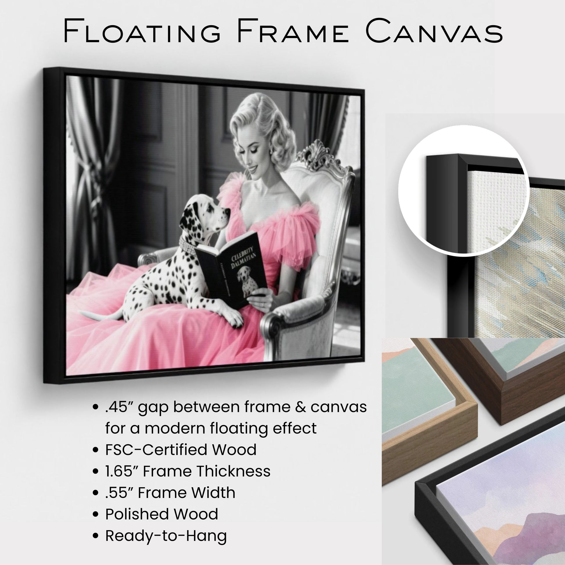 Hollywood Starlet Dalmatian Puppy Art Print