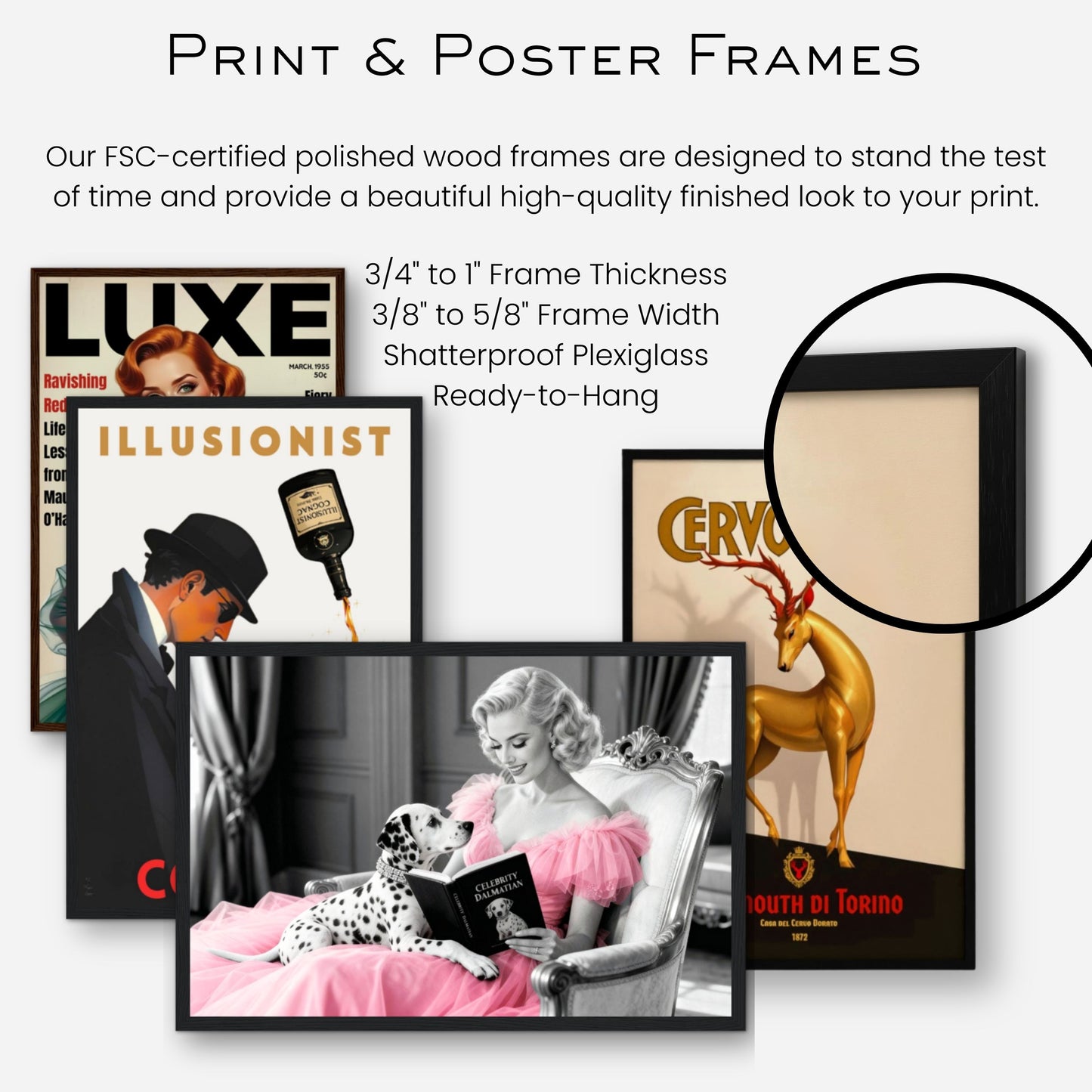 Hollywood Starlet Dalmatian Puppy Art Print