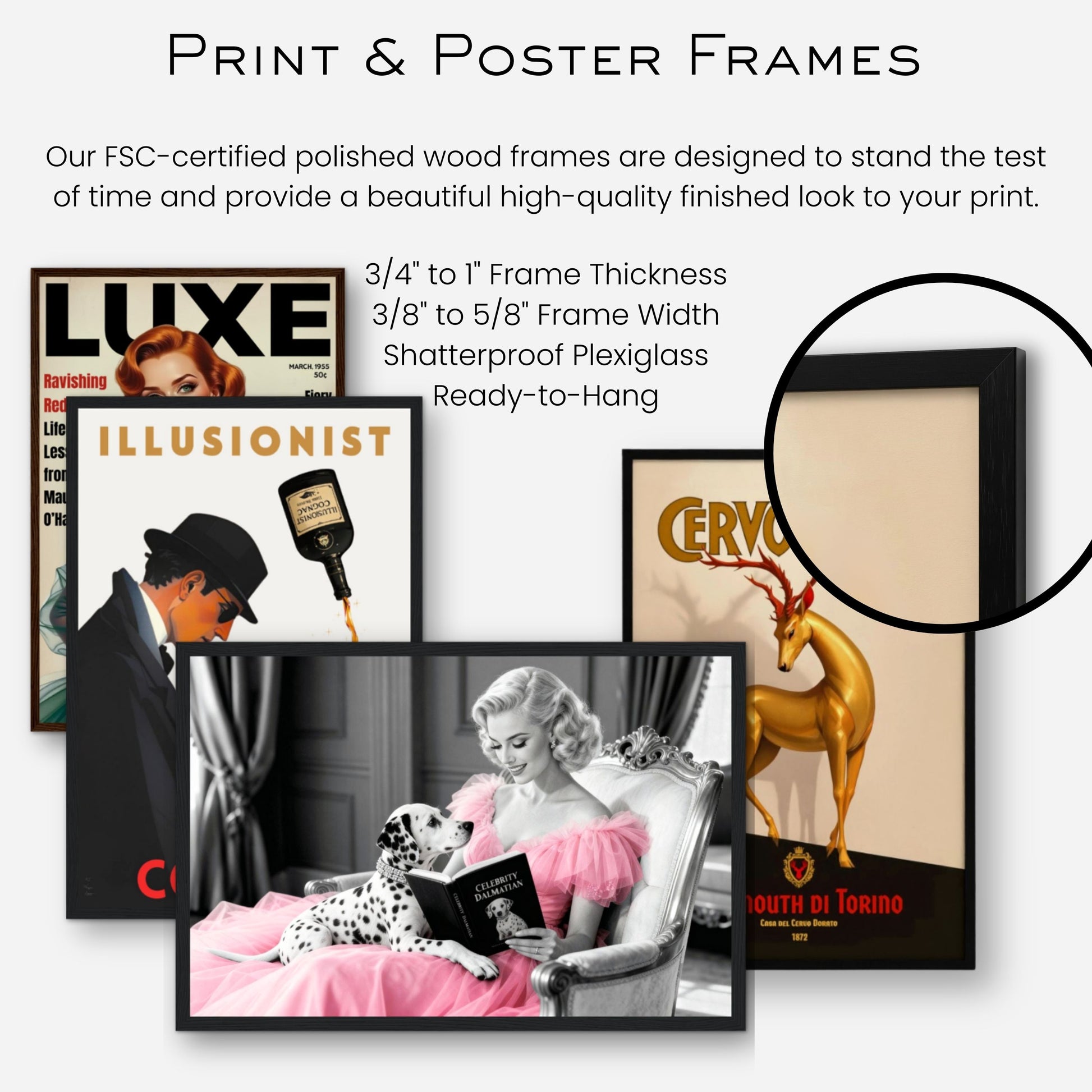 Hollywood Starlet Dalmatian Puppy Art Print