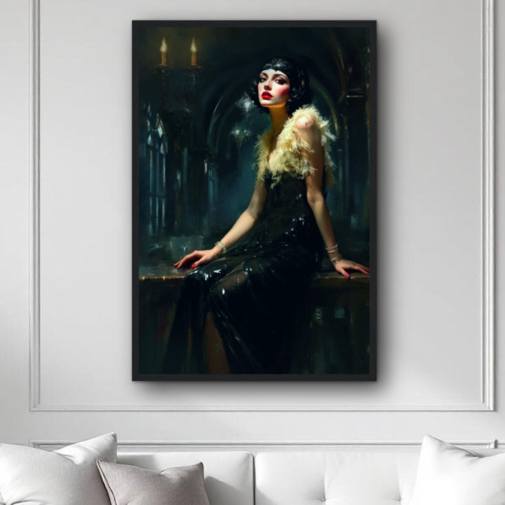 Speakeasy 1920s Flapper Art Print