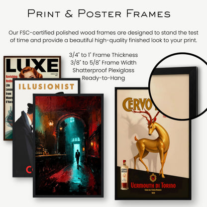 Speakeasy 1920s Bar Art Poster Print