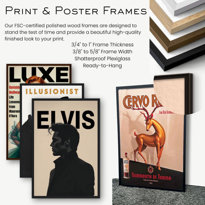 Young Elvis Presley Silhouette Art Print