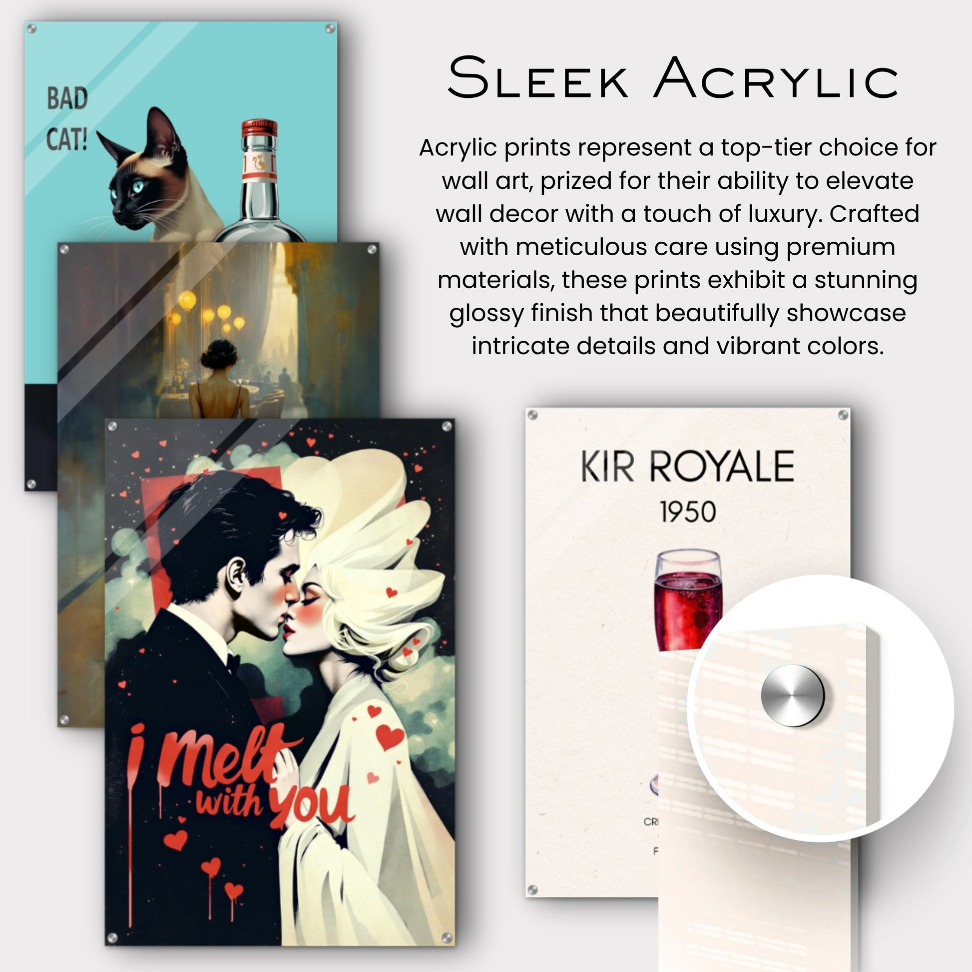 I Melt With You Avant-garde Retro Art Print