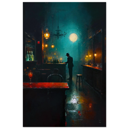 Speakeasy Bootleg Prohibition Bar Art Print 60x90 cm 24x36″ Classic Matte Paper Poster No Frame