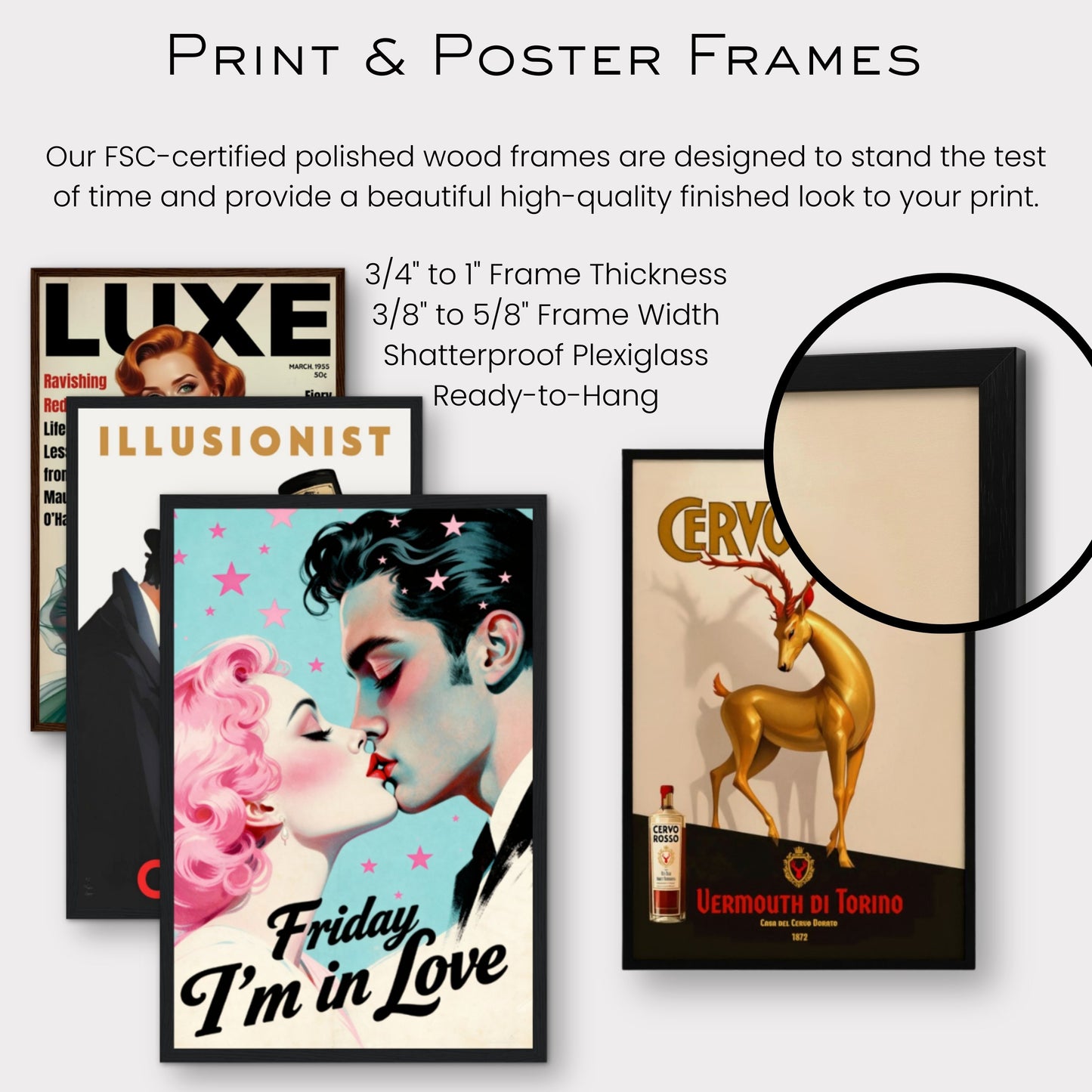 Friday I'm In Love - Retro Romantic Art Print