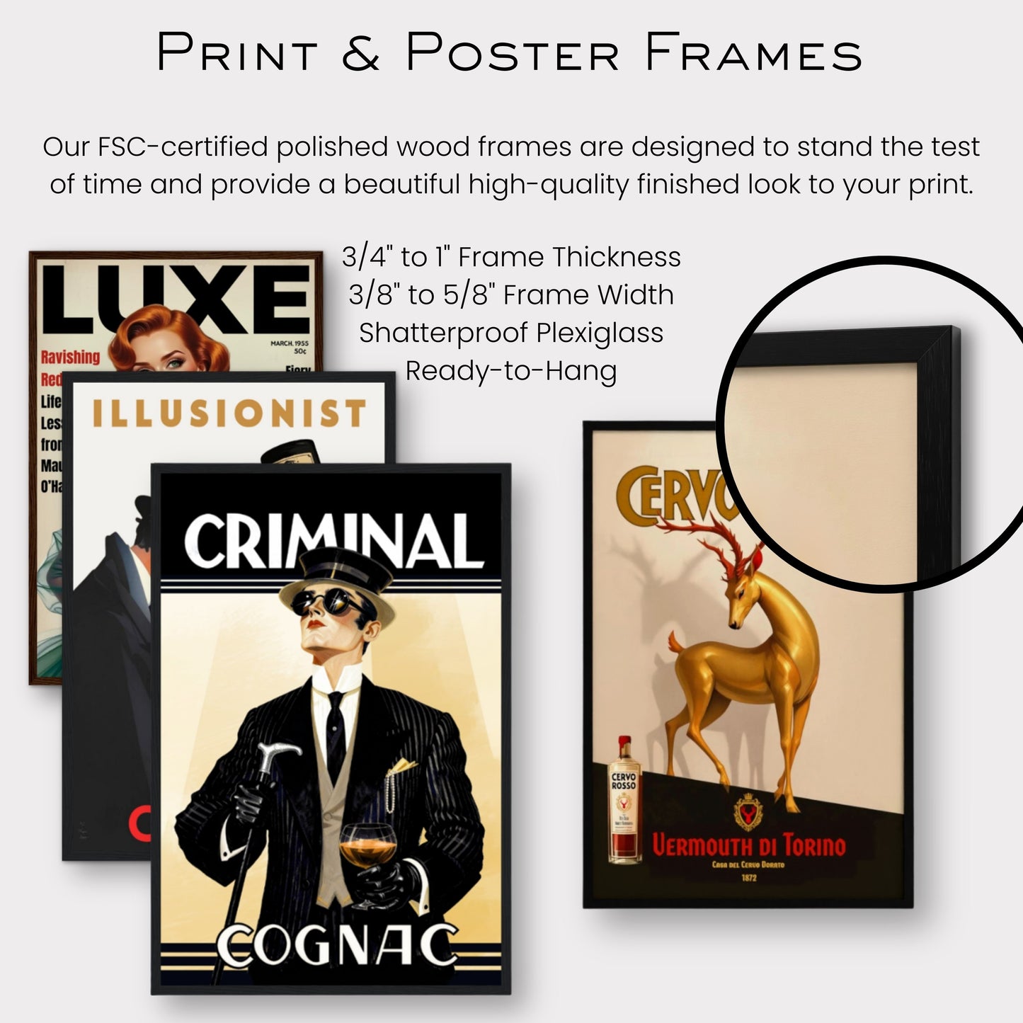 Criminal Cognac 1920s Art Deco Print