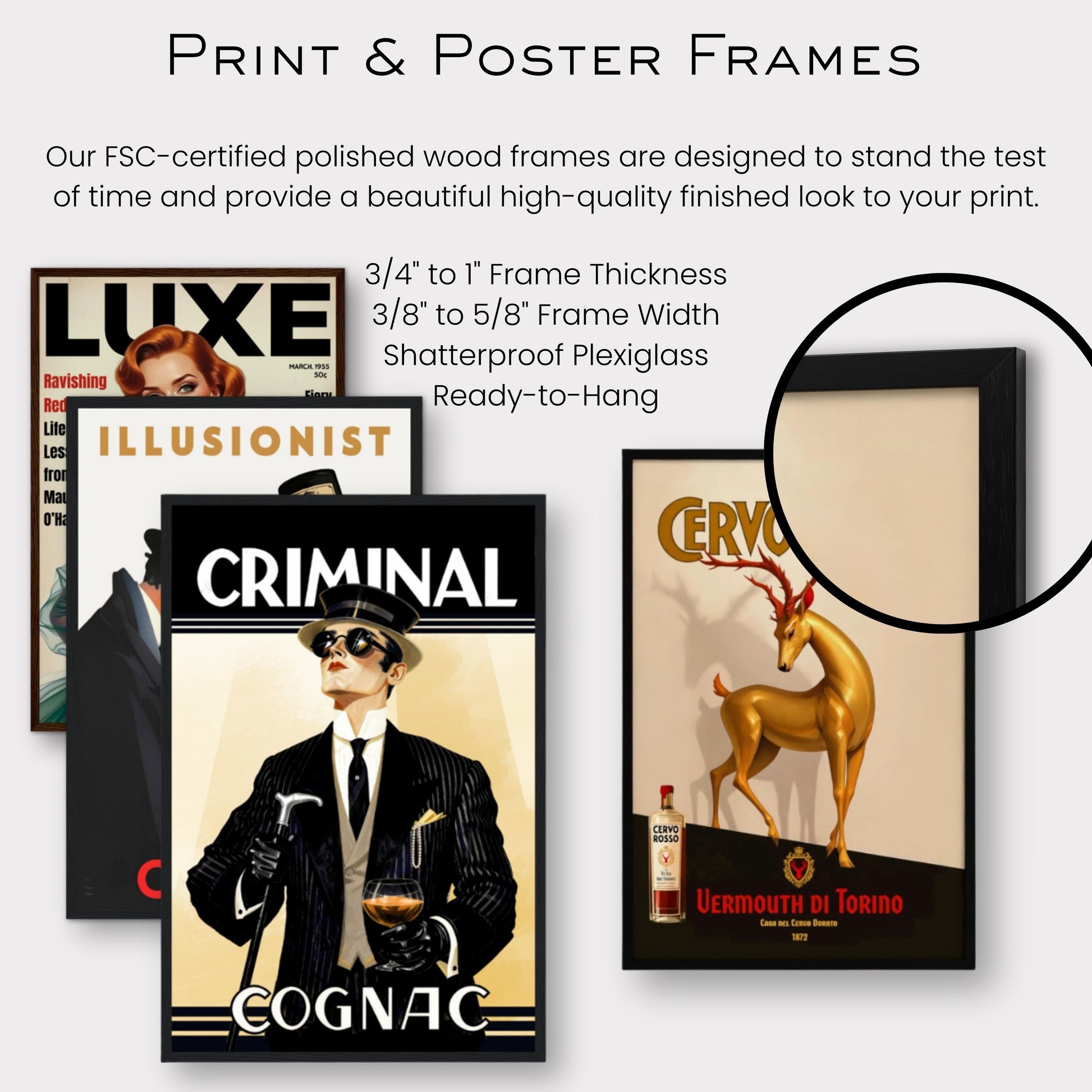 Criminal Cognac 1920s Art Deco Print