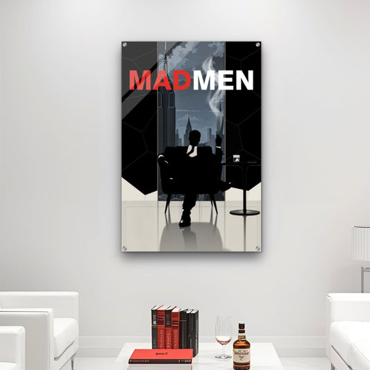 Mad Men Don Draper Retro Art Print