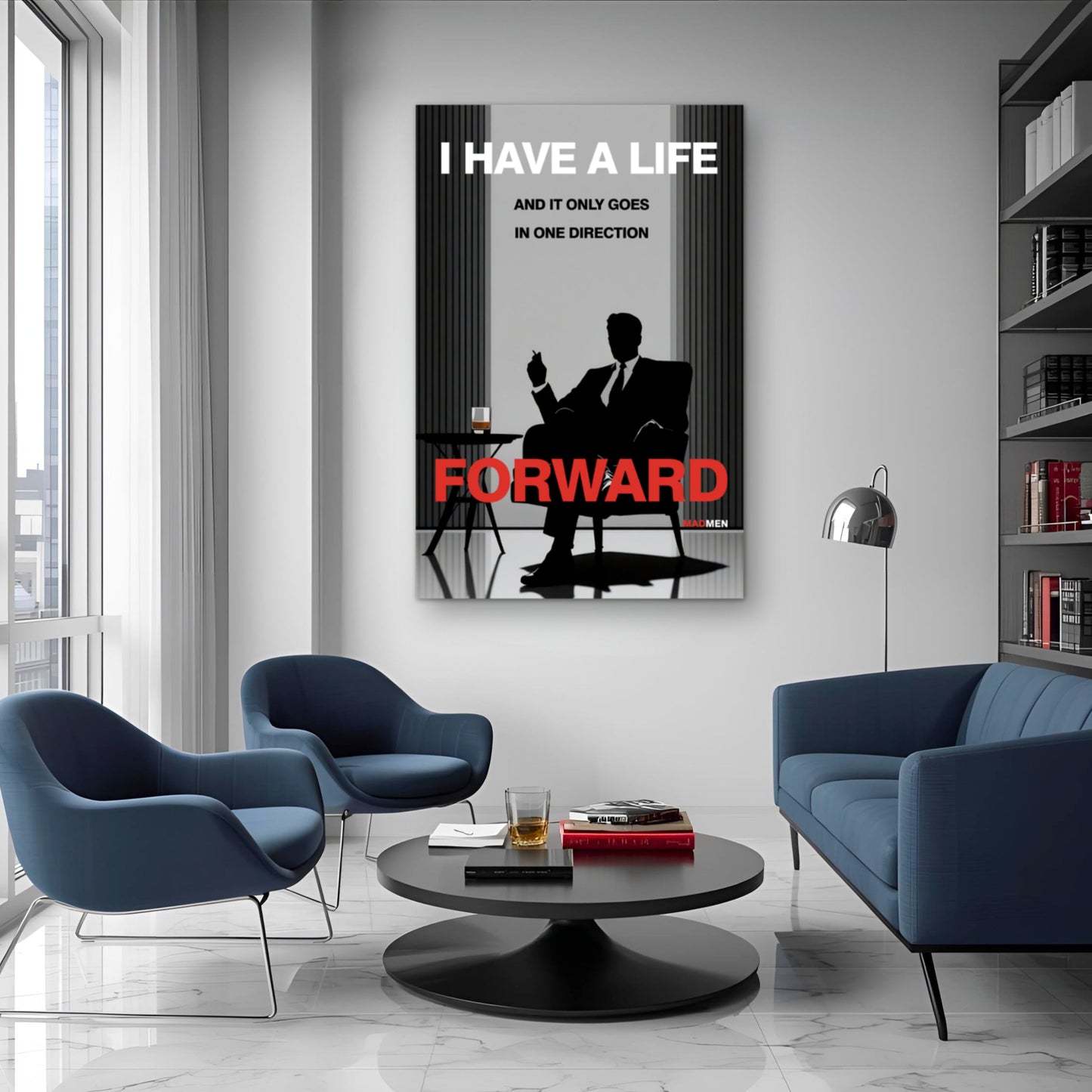 Mad Men Motivational Quote Don Draper Art Print