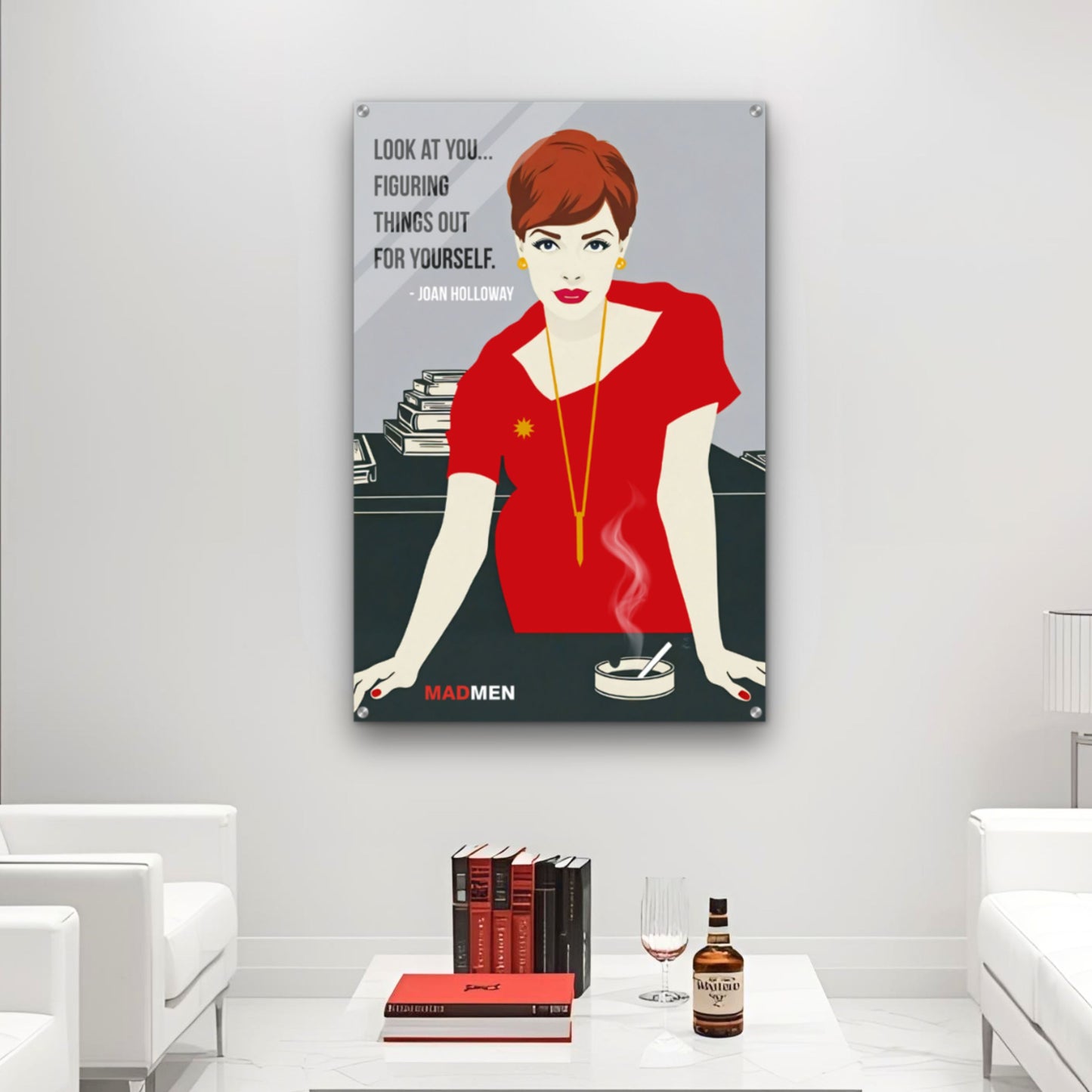 Joan Holloway Mad Men Quote Retro Art Print