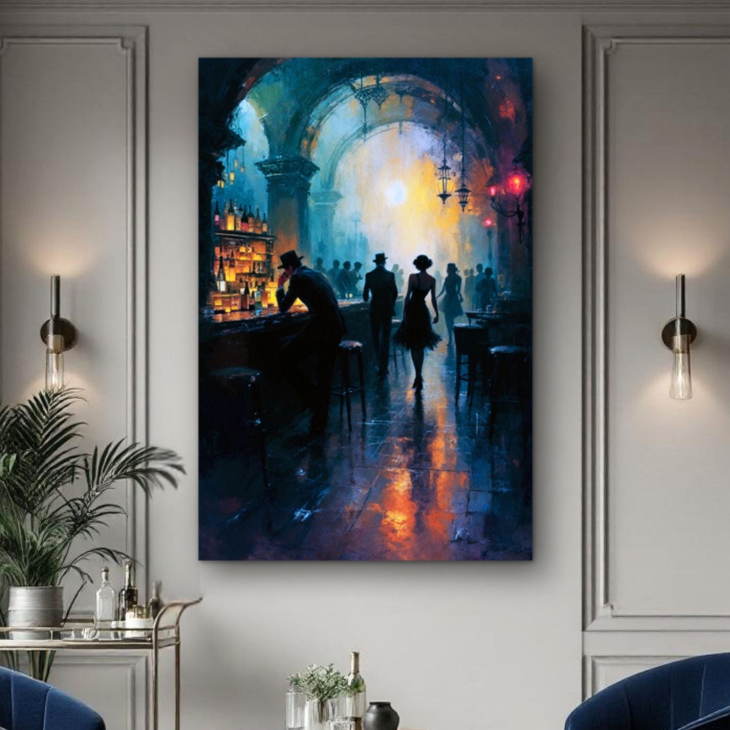 Dance Hall Speakeasy Art Print