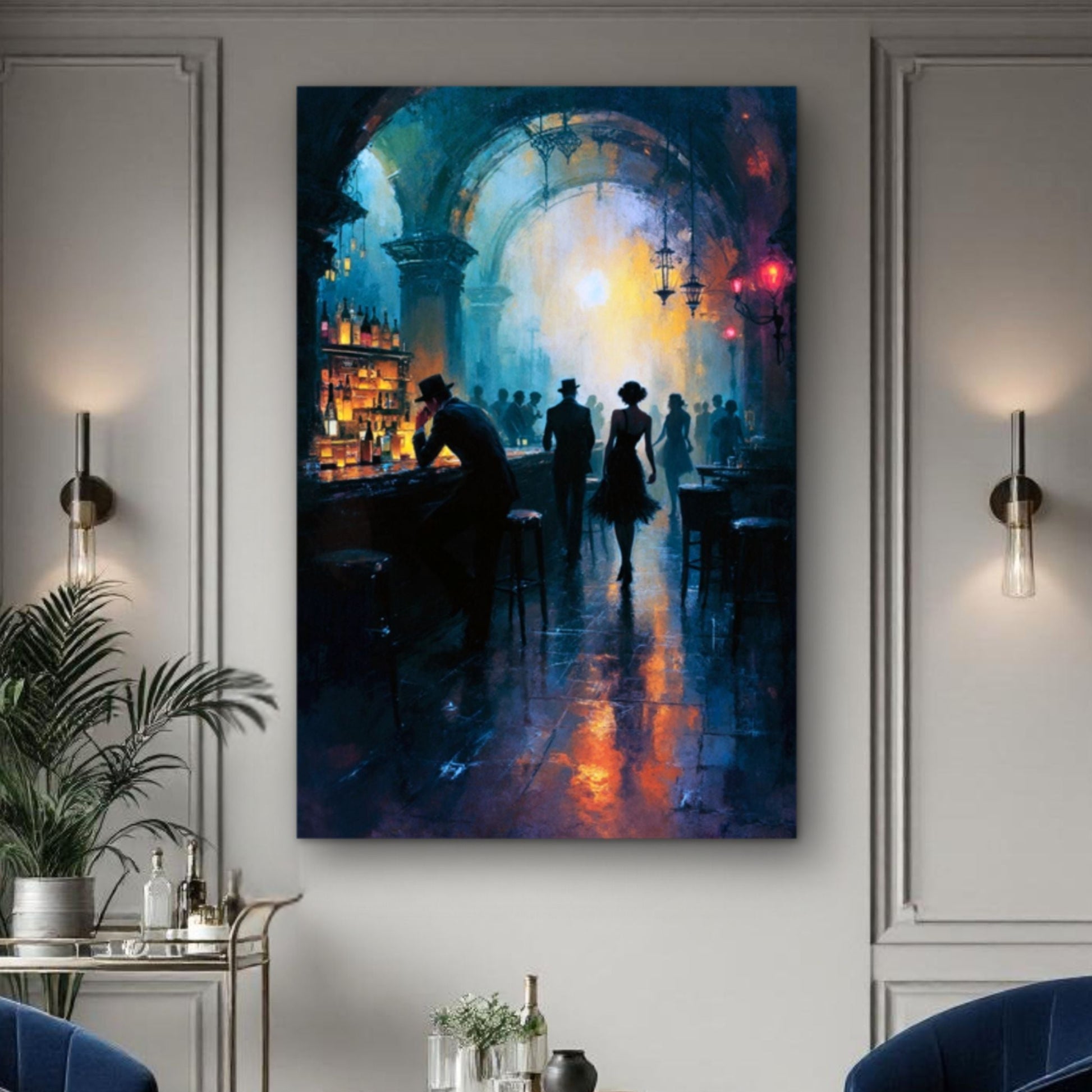 Dance Hall Speakeasy Art Print