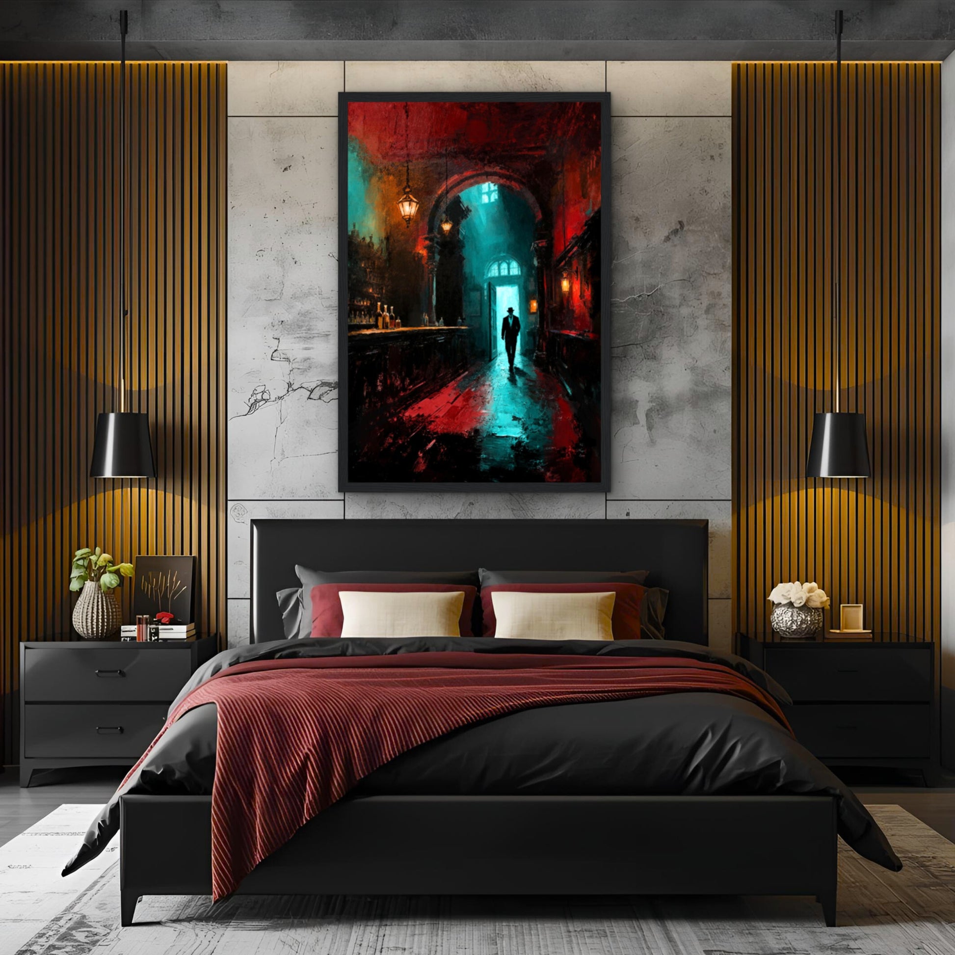 Speakeasy 1920s Bar Art Poster Print