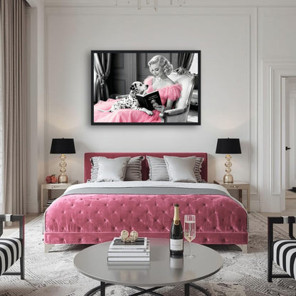 Hollywood Starlet Dalmatian Puppy Art Print