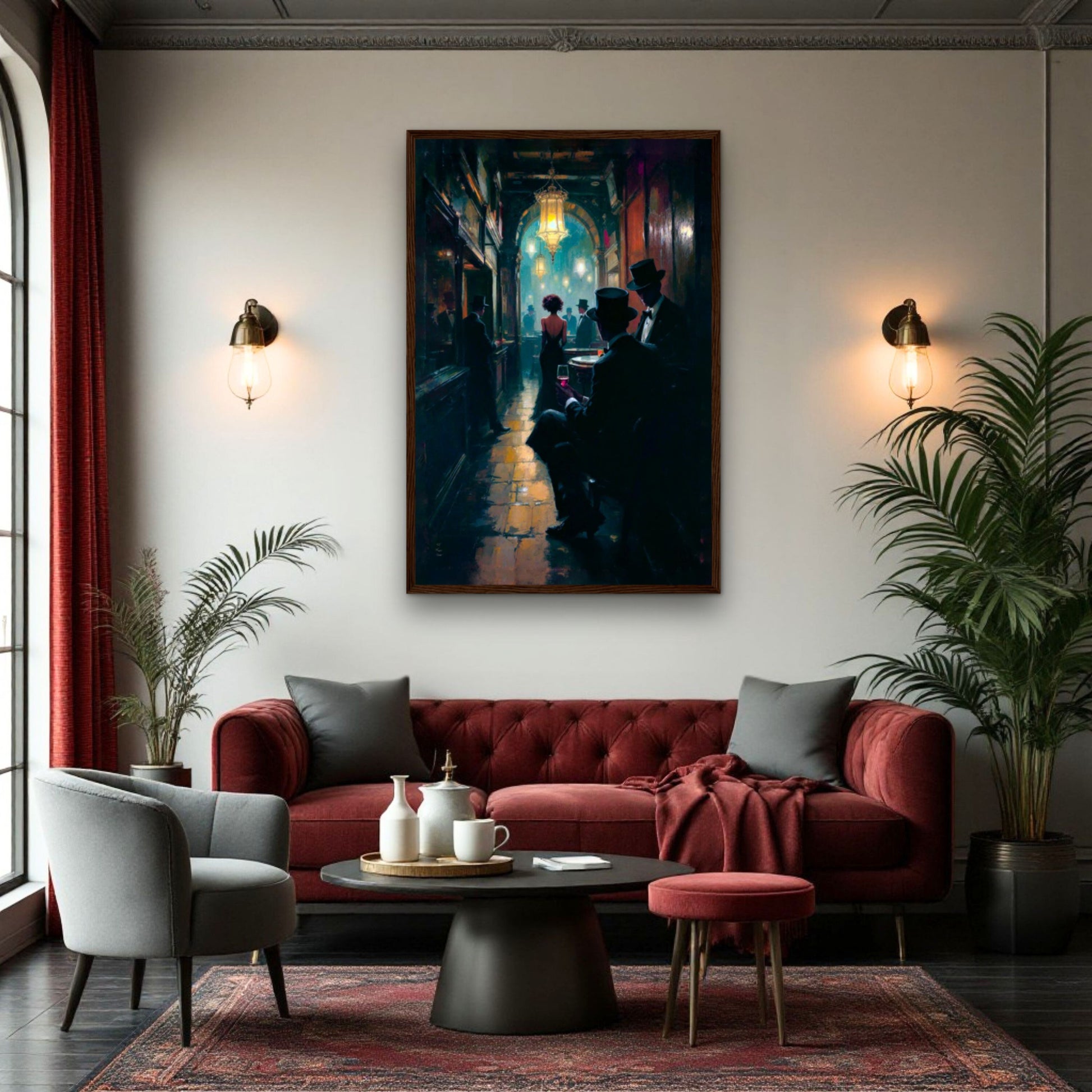 Prohibition Speakeasy Art Deco Print