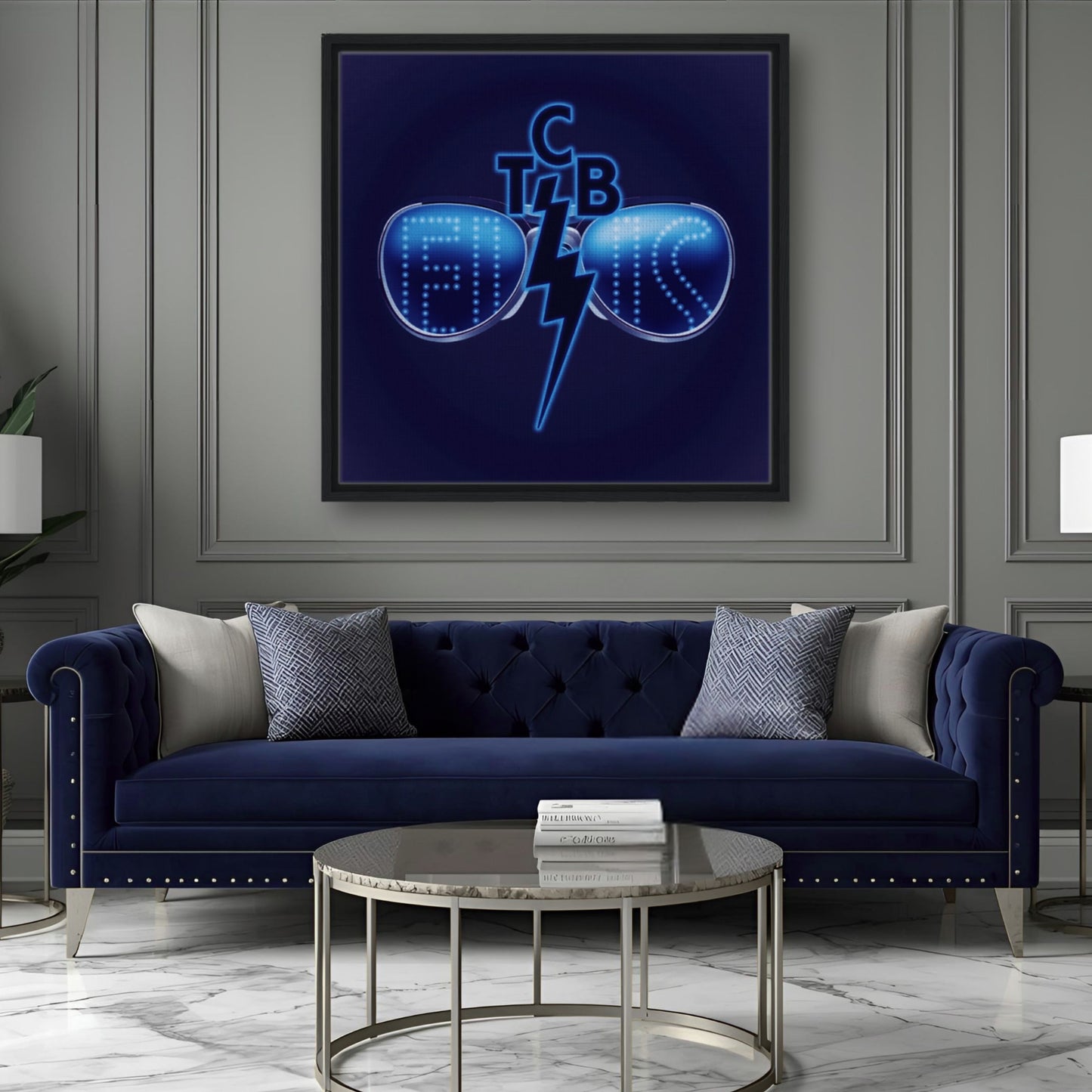 Elvis Presley TCB Sunglasses Art Print