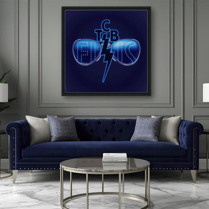 Elvis Presley TCB Sunglasses Art Print