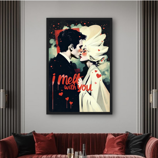 I Melt With You Avant-garde Retro Art Print