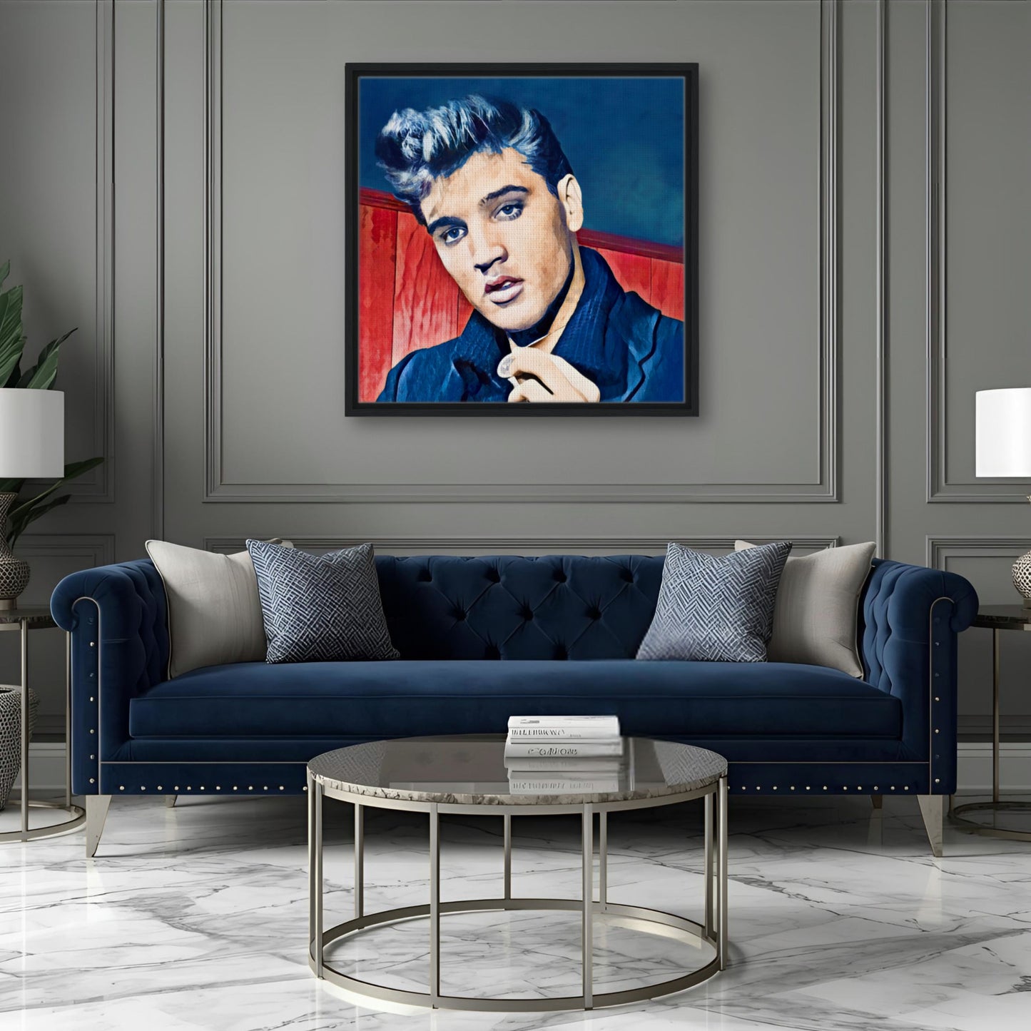 Young Elvis Presley Art Print