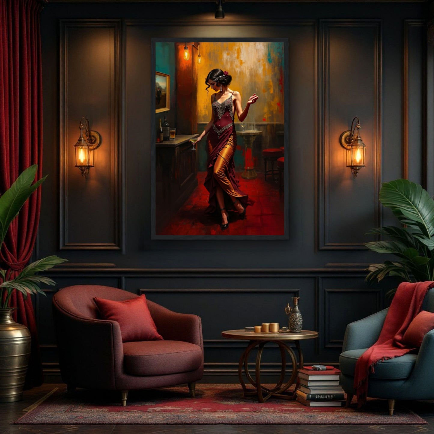 Speakeasy Flapper Art Prohibition Poster Print