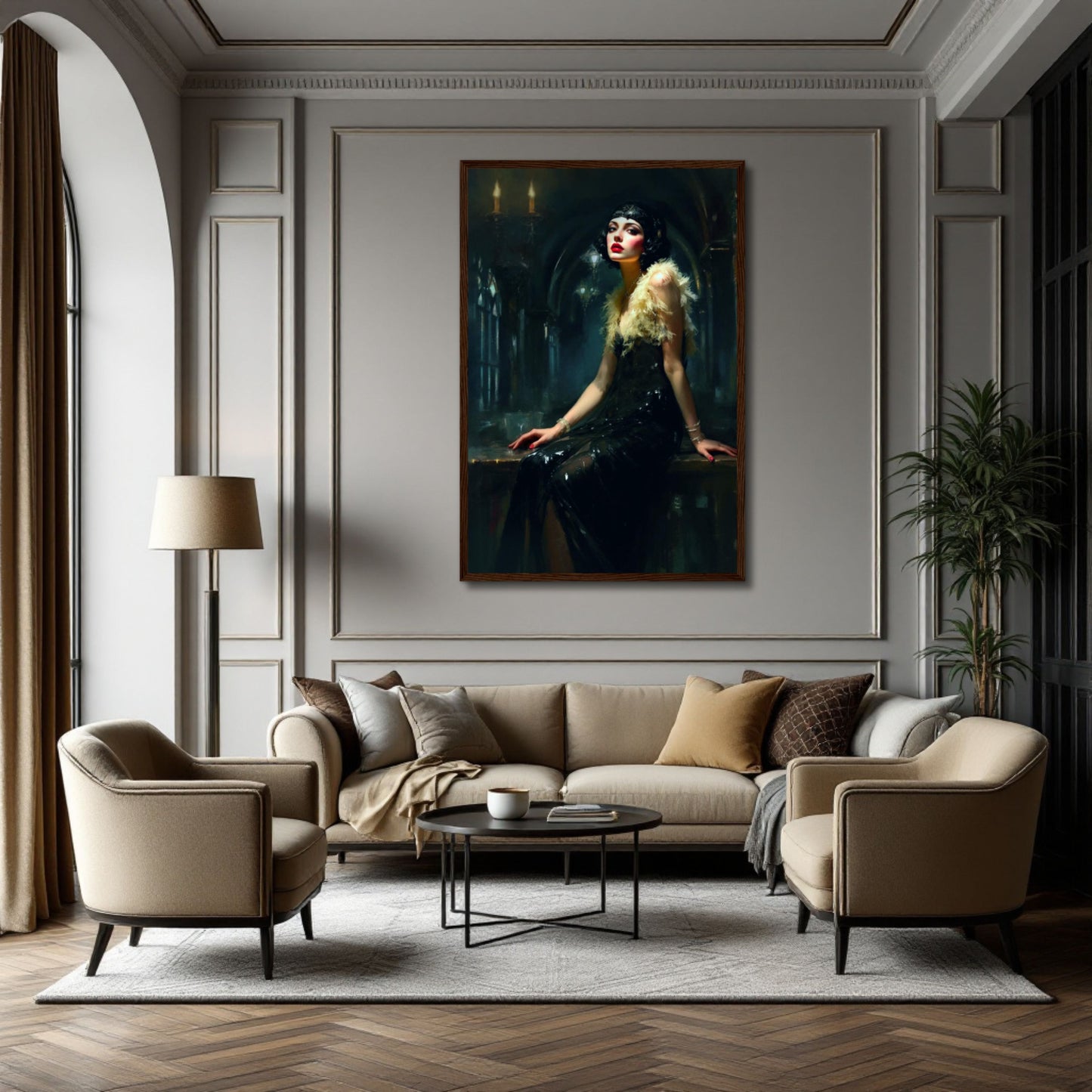 Speakeasy 1920s Flapper Art Print