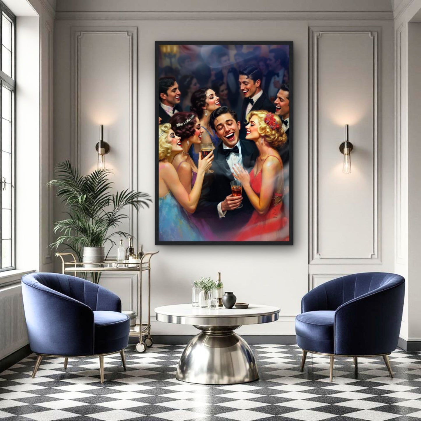 Art Deco Great Gatsby Party Print