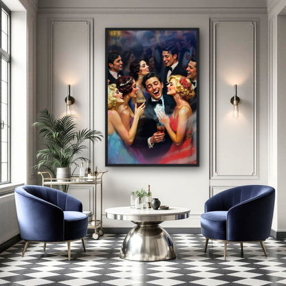 1920s Great Gatsby Speakeasy Party Art Print