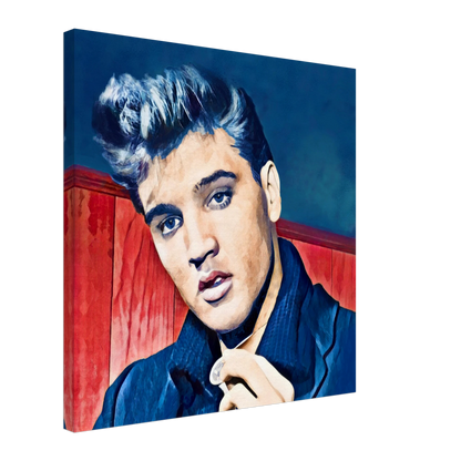 Young Elvis Presley Art Print No Frame 70x70 cm 28x28″ Classic Matte Paper Poster