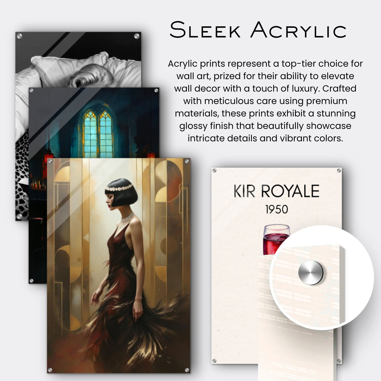 Great Gatsby Art Deco Flapper Speakeasy Print